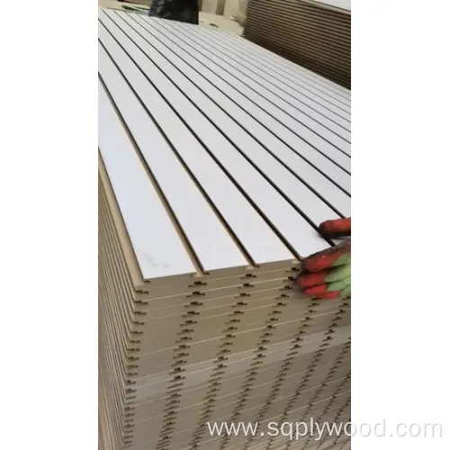 Factory-Groove and Slot White Melamine MDF in 12mm 15mm 18mm